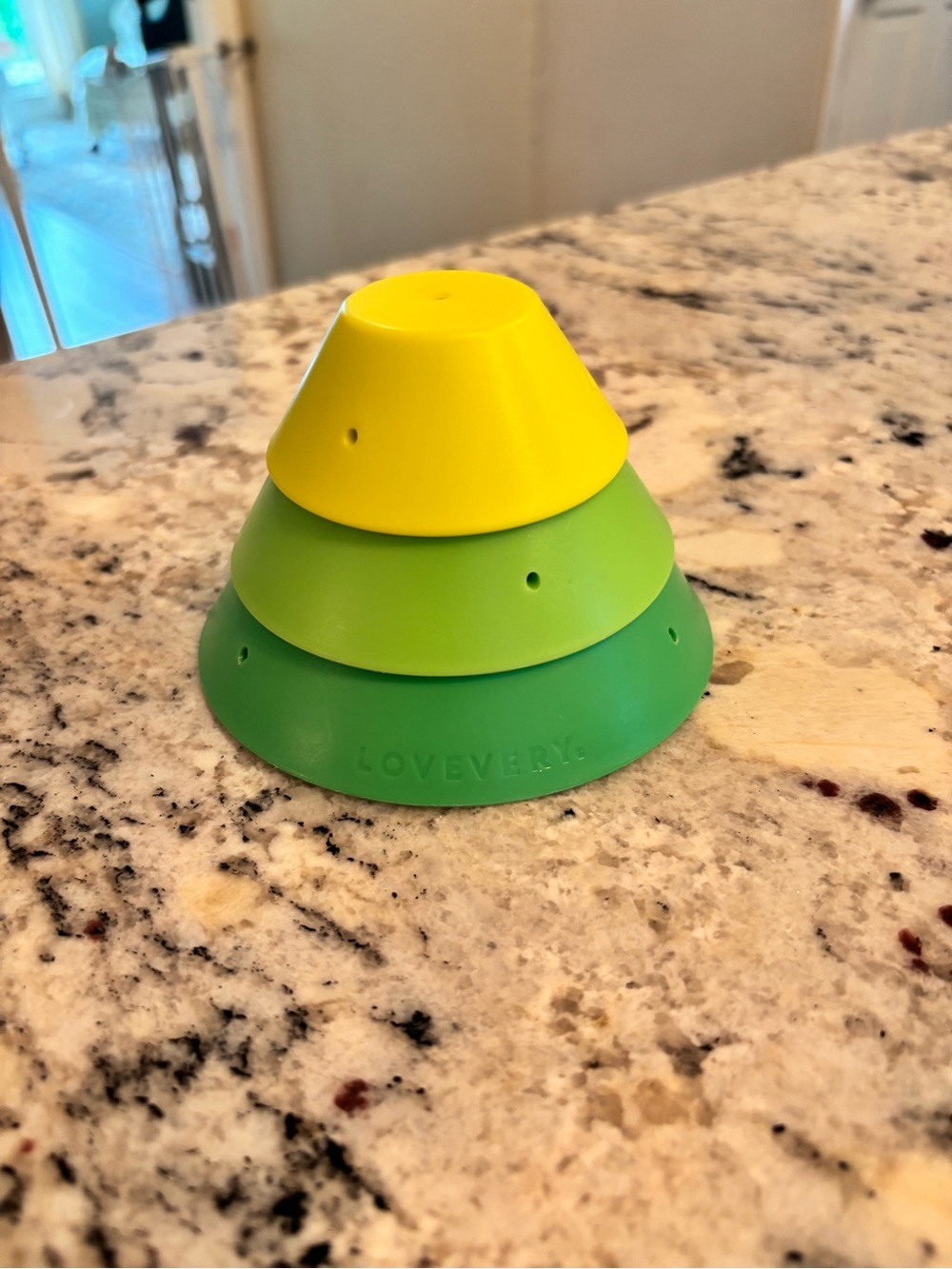 Lovevery roll and build cone set from explorer play kit